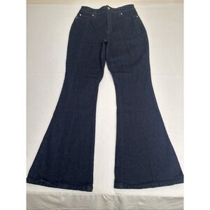 INC International Concepts Women's Seamed Bootcut Jeans (Dark‎ Indigo, 12)